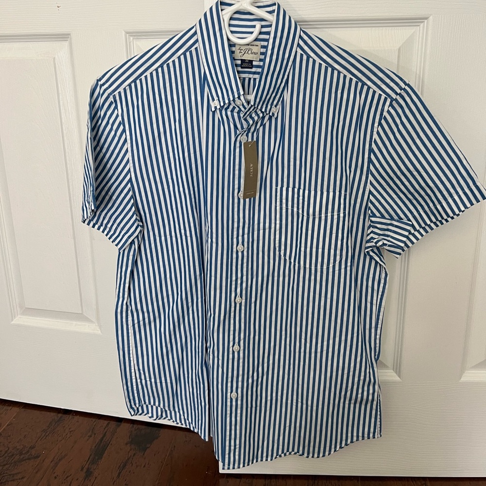 Mens short sleeve button down